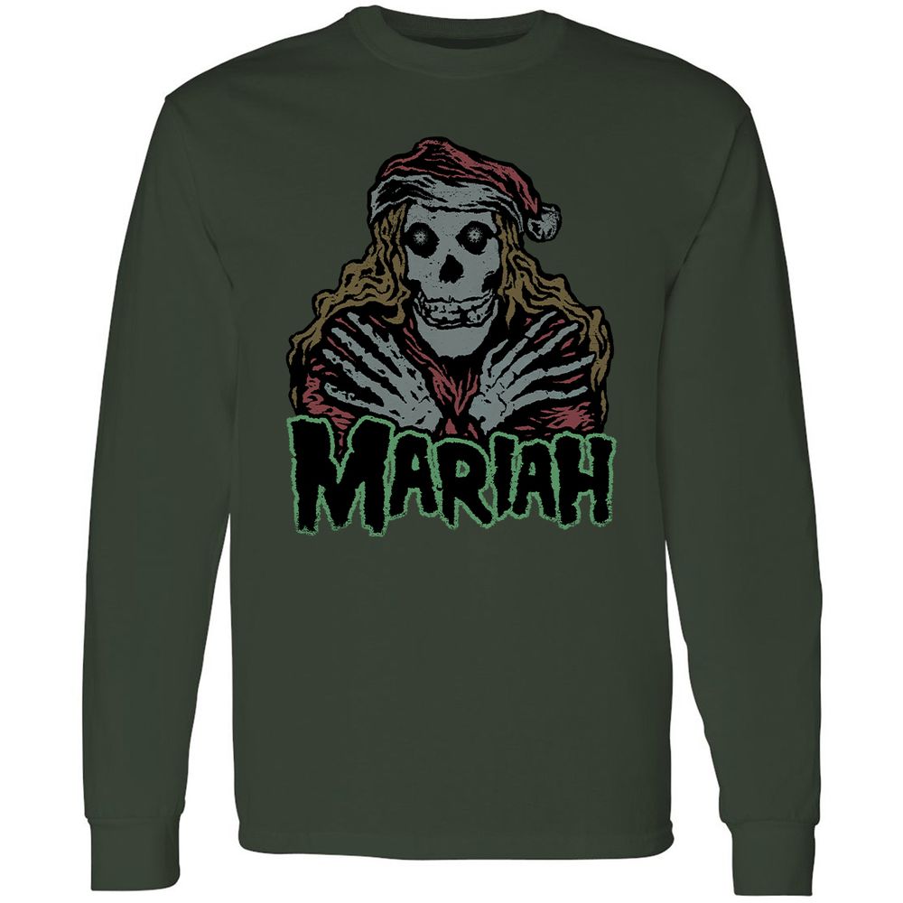 Long Sleeve T-Shirt - BYMFB7TK - Forest Green - 4