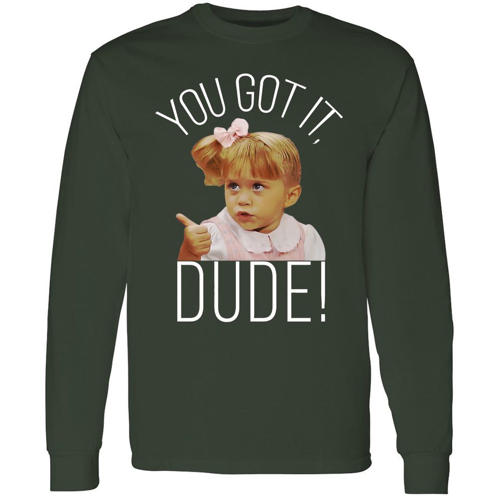 Long Sleeve T-Shirt - SGBY6AL7 - Forest Green - 4