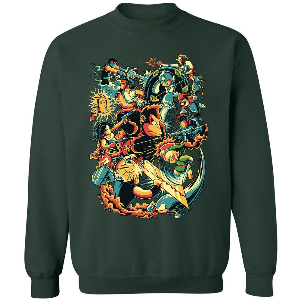 Classic Unisex Sweatshirt - PURNQTF7 - Forest Green - 4