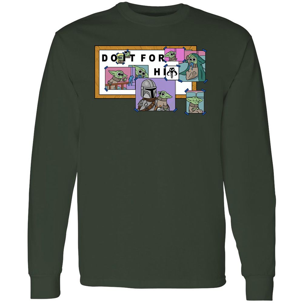 Long Sleeve T-Shirt - UGHQRCDP - Forest Green - 4