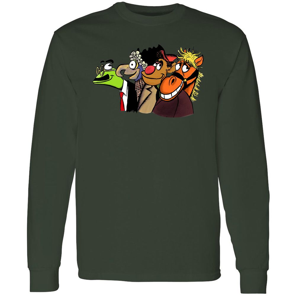 Long Sleeve T-Shirt - 1NZPXSAK - Forest Green - 4