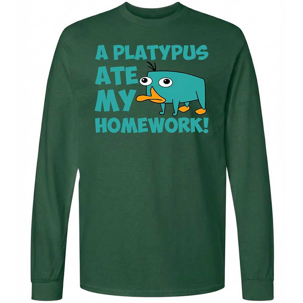 Long Sleeve T-Shirt - 6LXPWY7V - Forest Green - 4