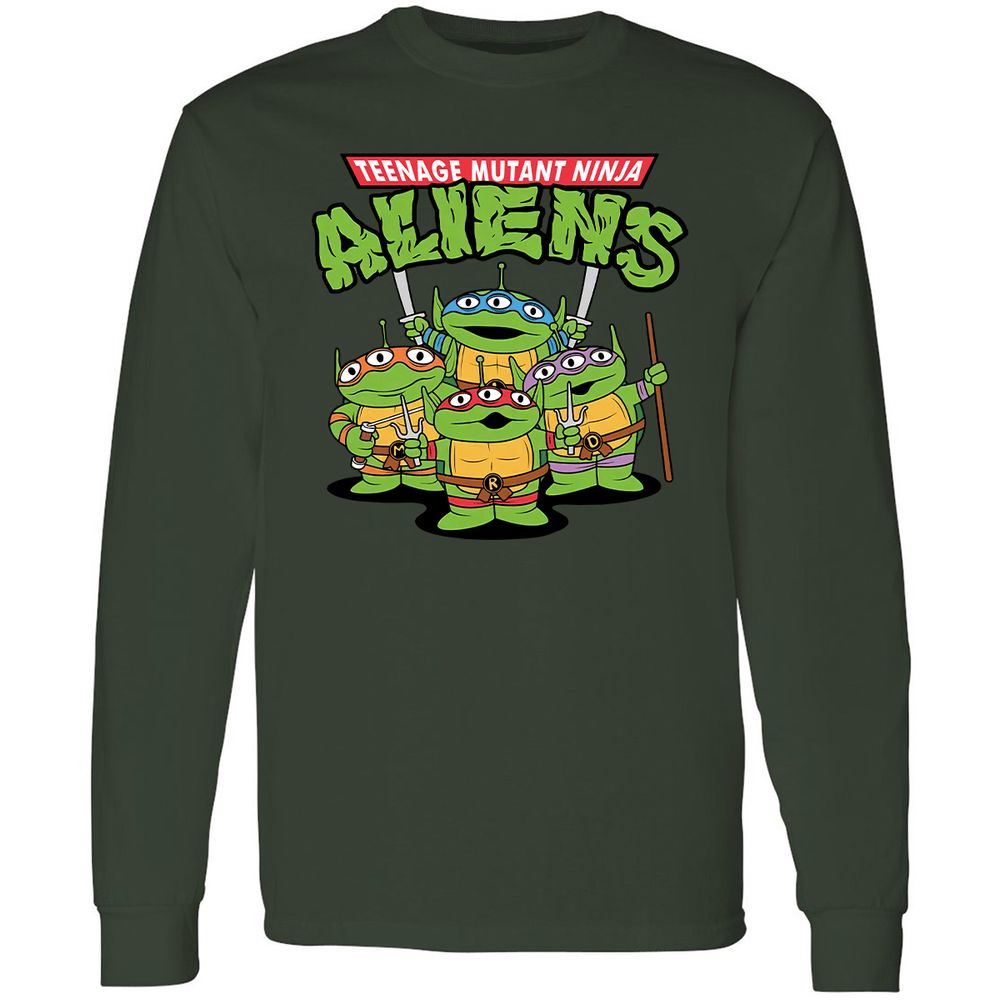 Long Sleeve T-Shirt - BPJ7G6TF - Forest Green - 4