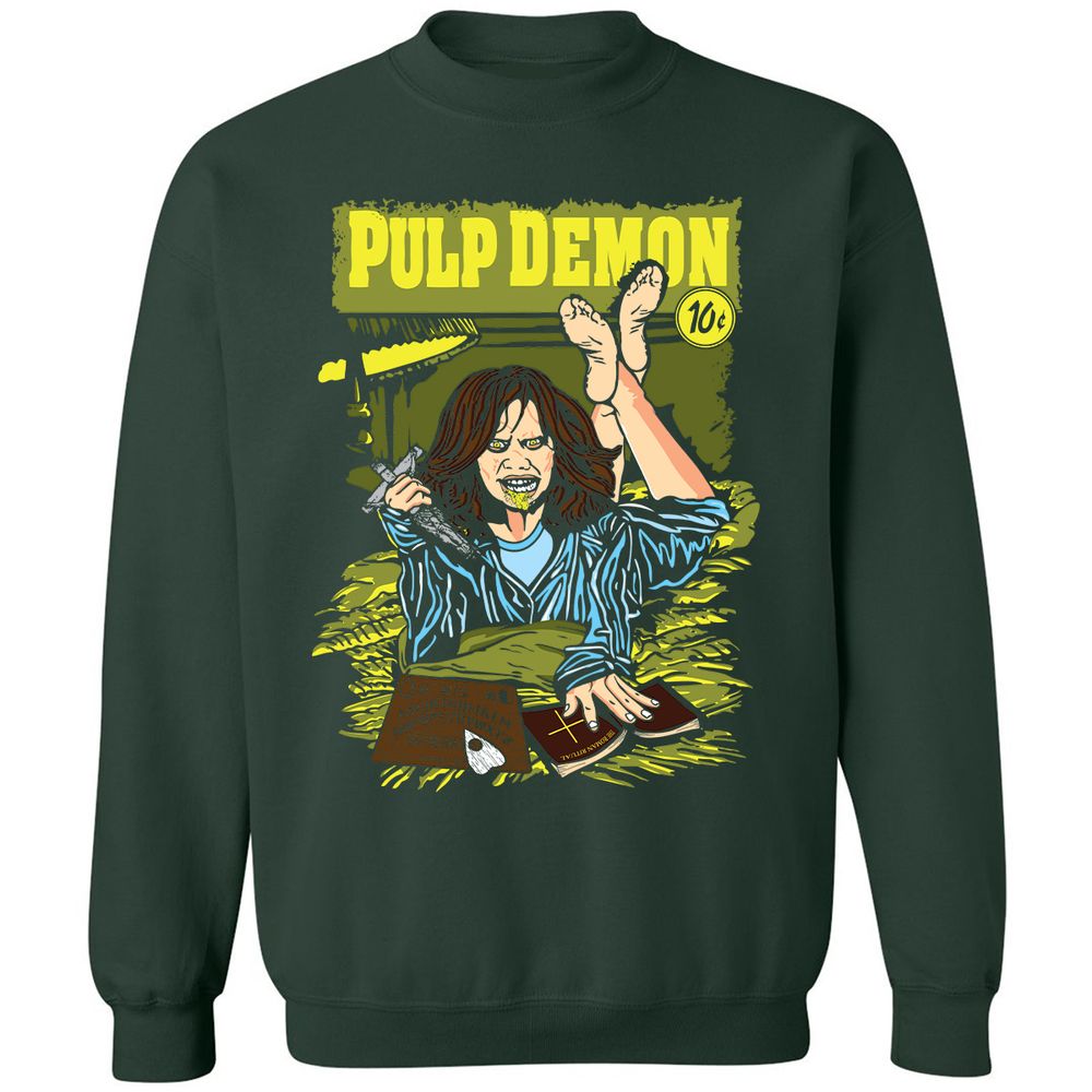 Classic Unisex Sweatshirt - UP7D5CFG - Forest Green - 4