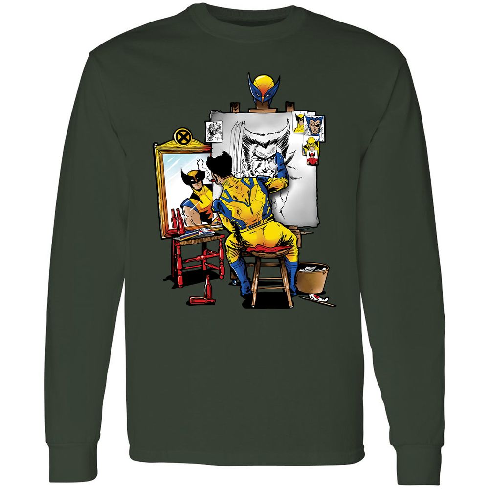 Long Sleeve T-Shirt - CYDXTDPL - Forest Green - 4