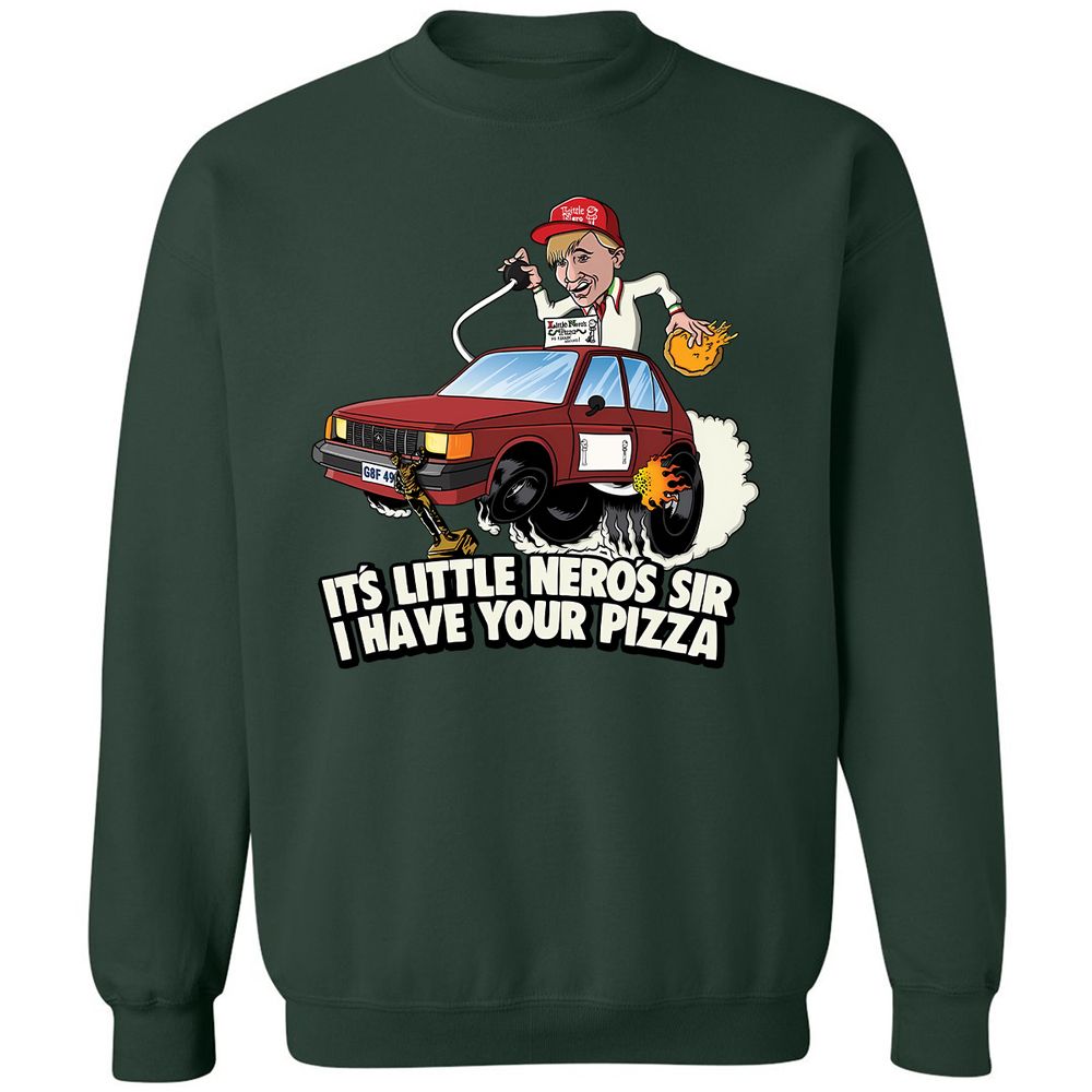 Little Nero's I have your pizza! - Forest Green - 4