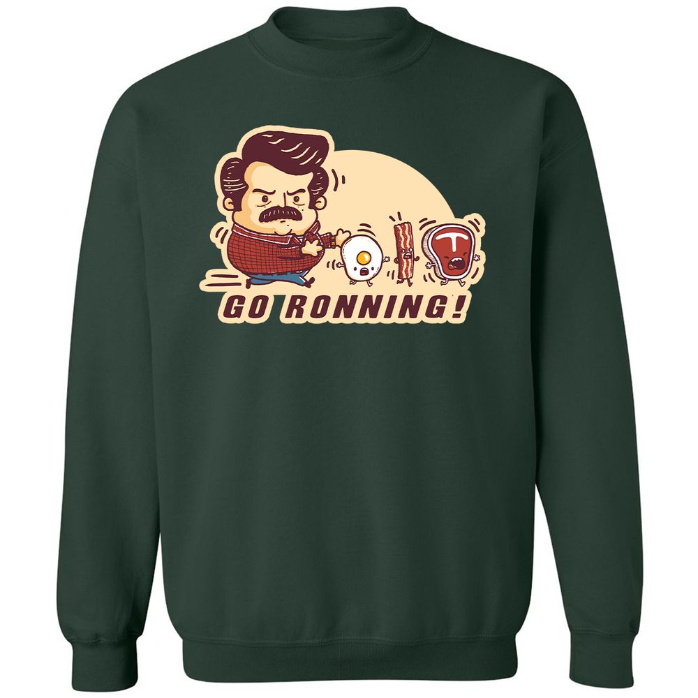 Classic Unisex Sweatshirt - 6UZN5JSK - Forest Green - 4