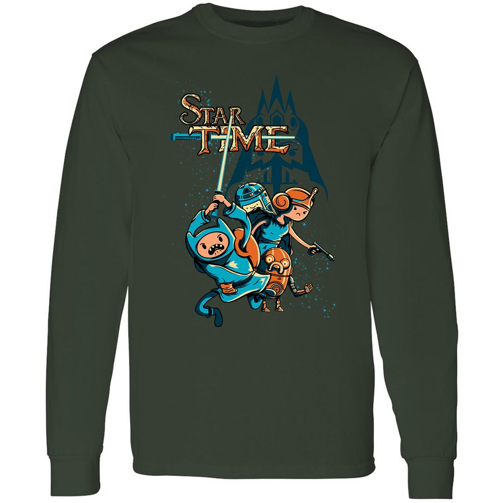 Long Sleeve T-Shirt - R4K9WE86 - Forest Green - 4