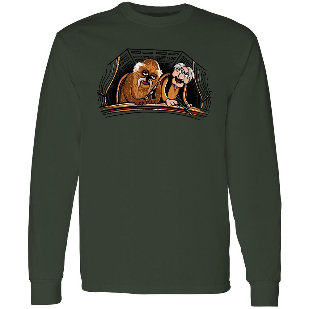 Long Sleeve T-Shirt - D27ZUQ1G - Forest Green - 4
