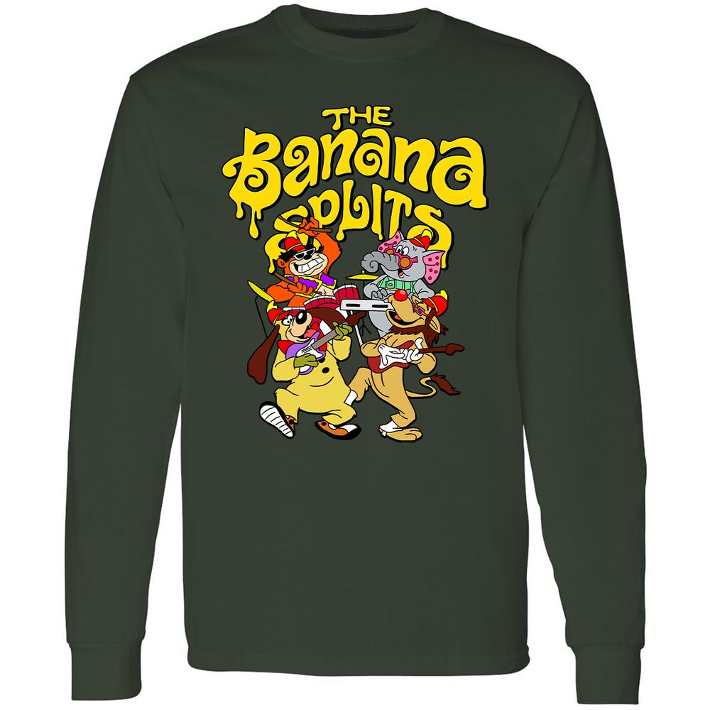 Long Sleeve T-Shirt - KF54AQX5 - Forest Green - 4