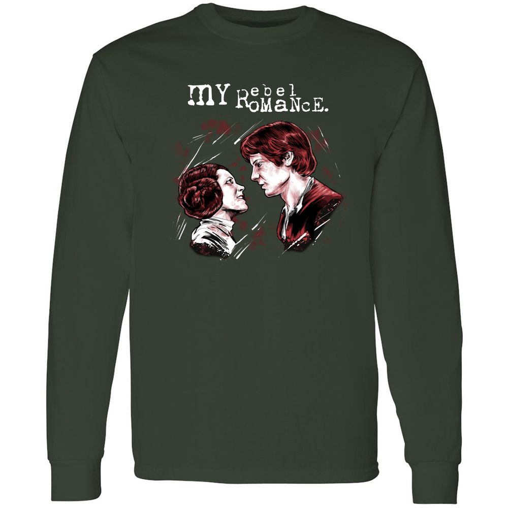 Long Sleeve T-Shirt - E58F9LM7 - Forest Green - 4