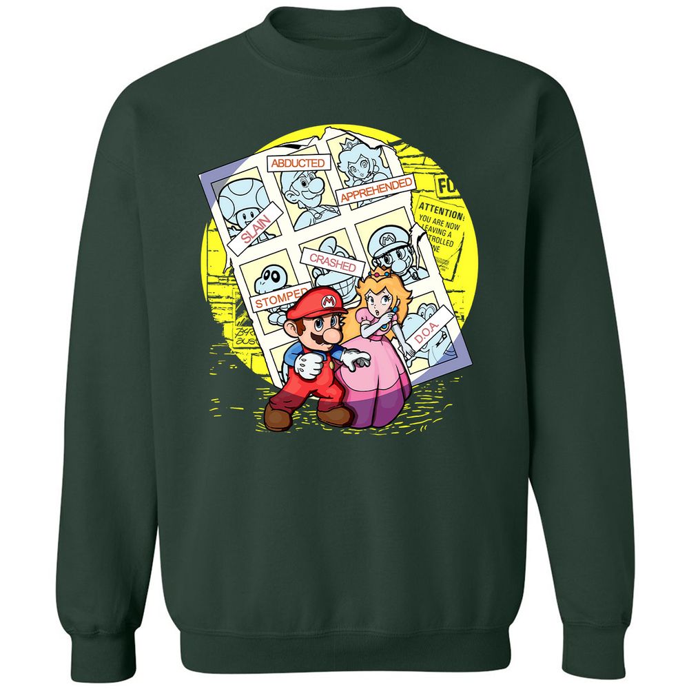Classic Unisex Sweatshirt - XKZG7FC1 - Forest Green - 4