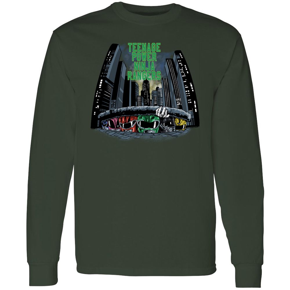 Long Sleeve T-Shirt - FFBBYJKH - Forest Green - 4
