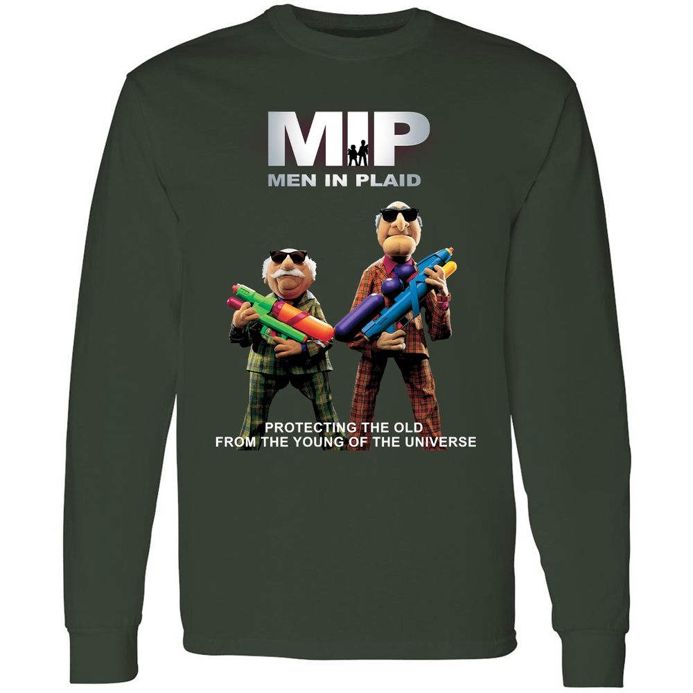 Long Sleeve T-Shirt - PZ1JYHWE - Forest Green - 4