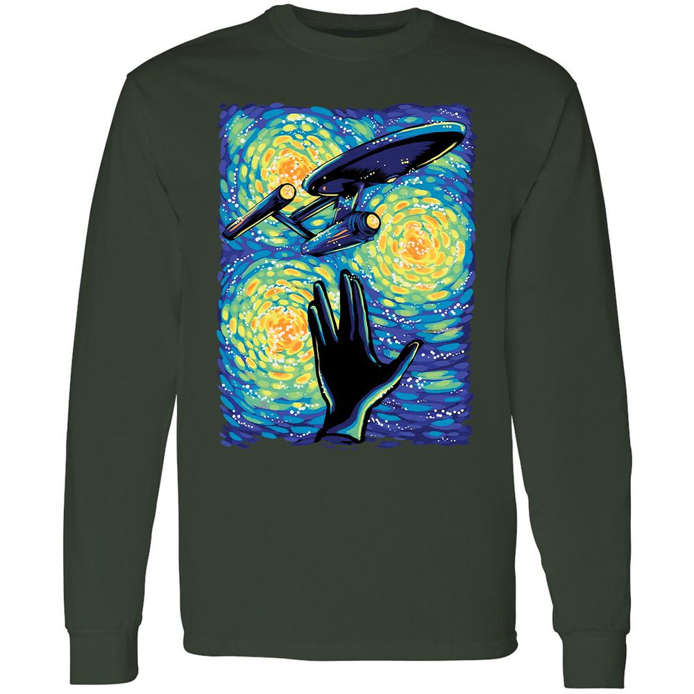 Long Sleeve T-Shirt - TS3G9UTM - Forest Green - 4