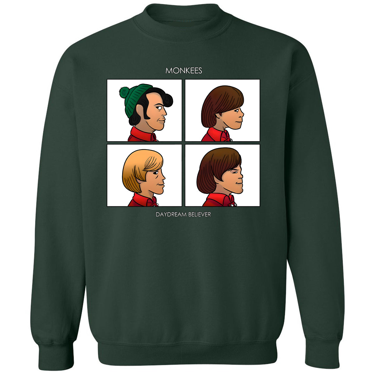 Classic Unisex Sweatshirt - TJV9AY2X - Forest Green - 4