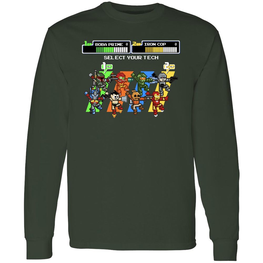 Long Sleeve T-Shirt - XS4SL3U9 - Forest Green - 4