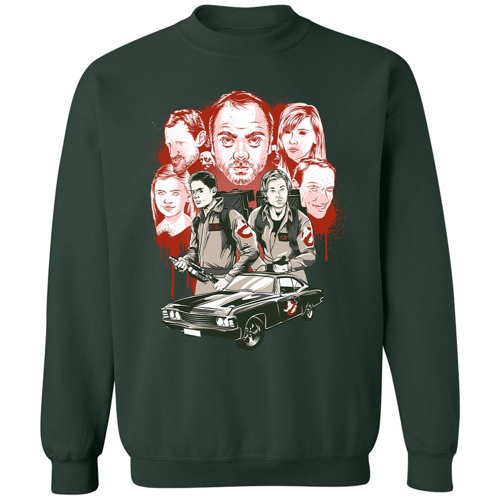 Classic Unisex Sweatshirt - W65FKVTC - Forest Green - 4