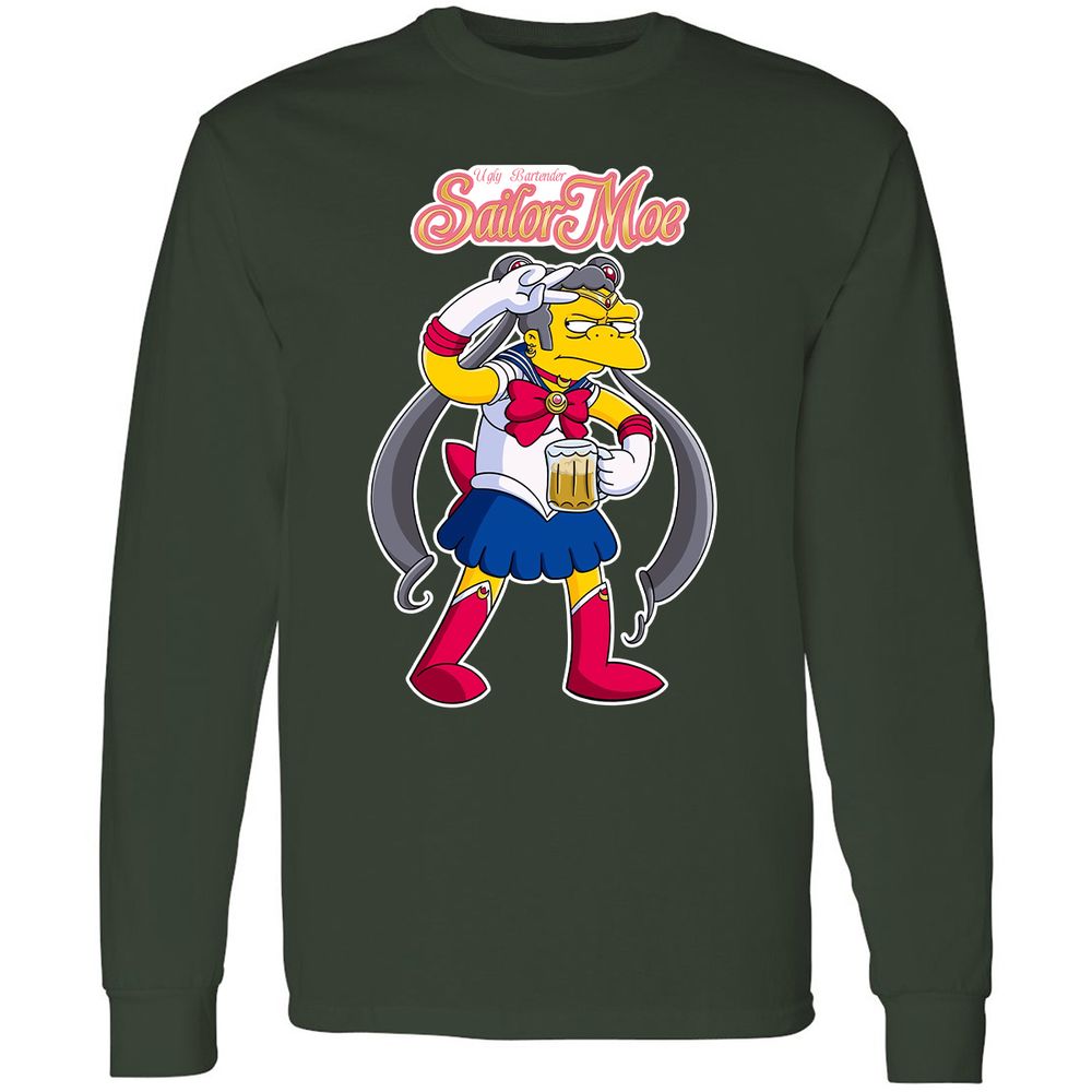 Long Sleeve T-Shirt - FBWEVWQ5 - Forest Green - 4