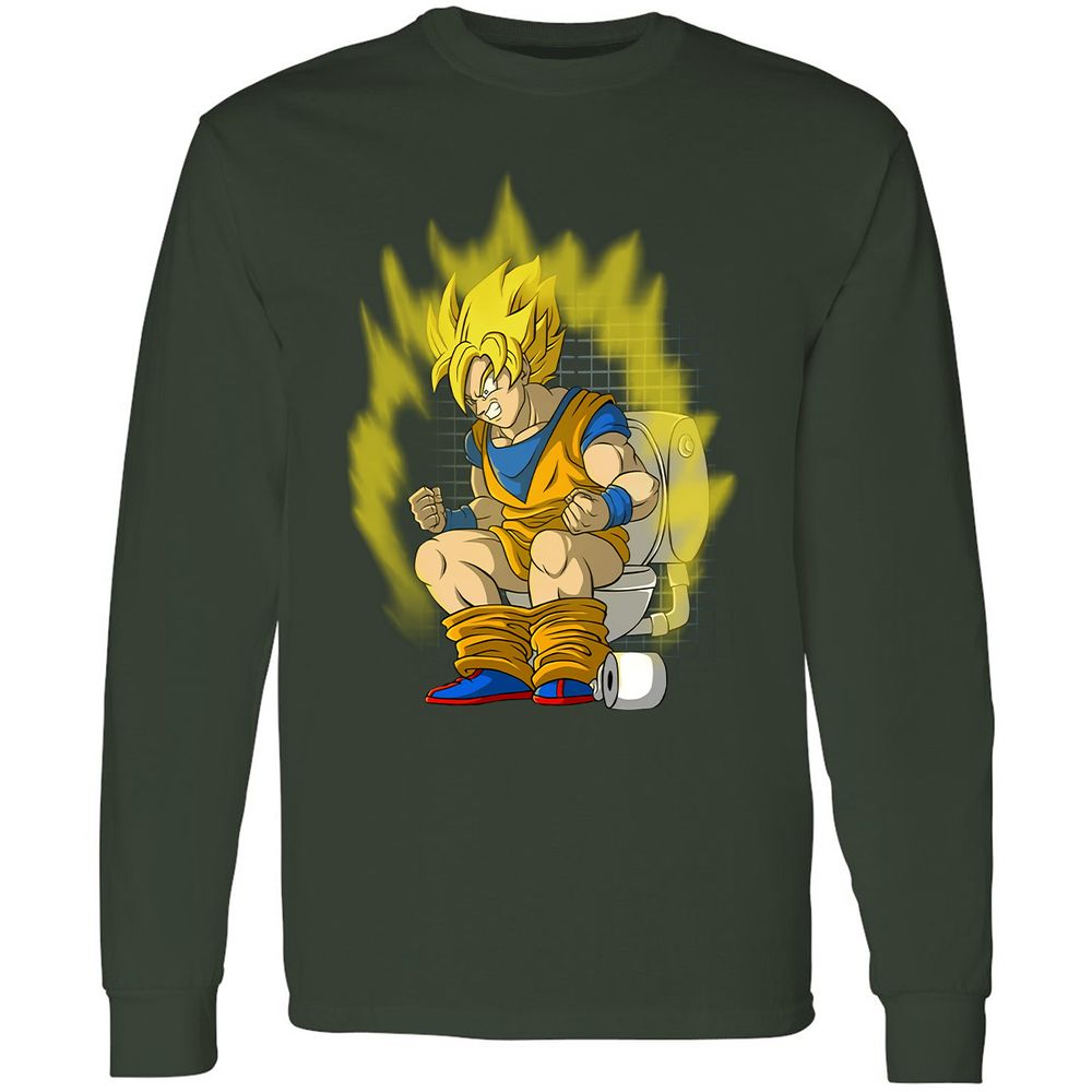 Long Sleeve T-Shirt - PZBRJQTK - Forest Green - 4