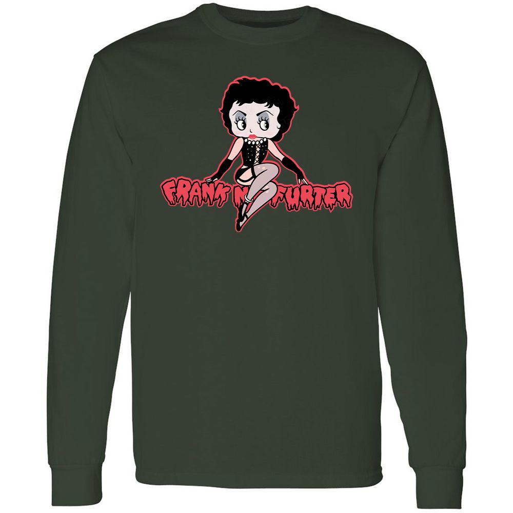 Long Sleeve T-Shirt - 374KUPN8 - Forest Green - 4