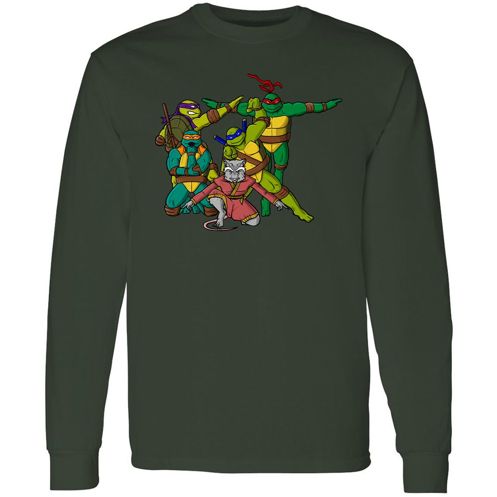 Long Sleeve T-Shirt - 12VXKFYD - Forest Green - 4