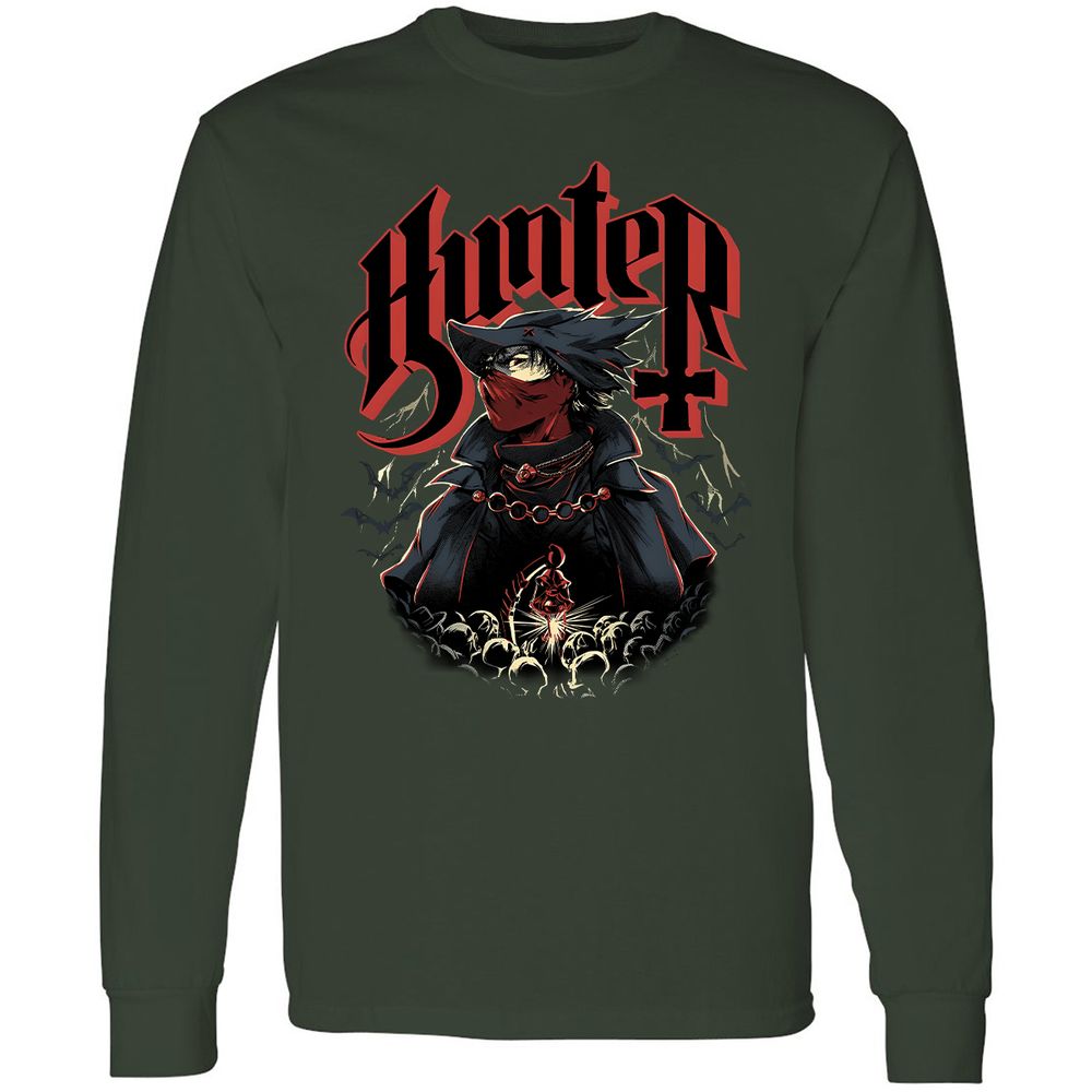 Long Sleeve T-Shirt - KSYBQNE2 - Forest Green - 4