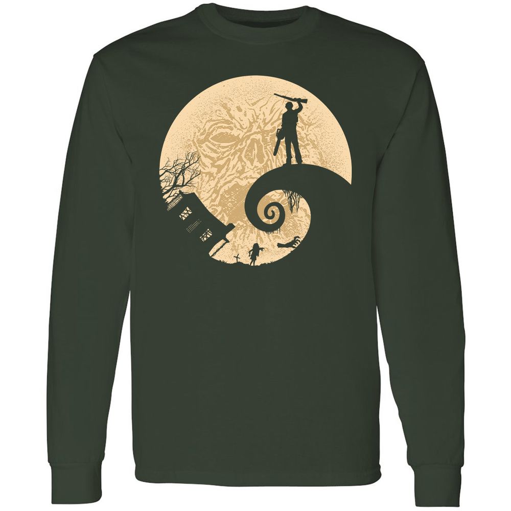 Long Sleeve T-Shirt - D4RFAFC2 - Forest Green - 4