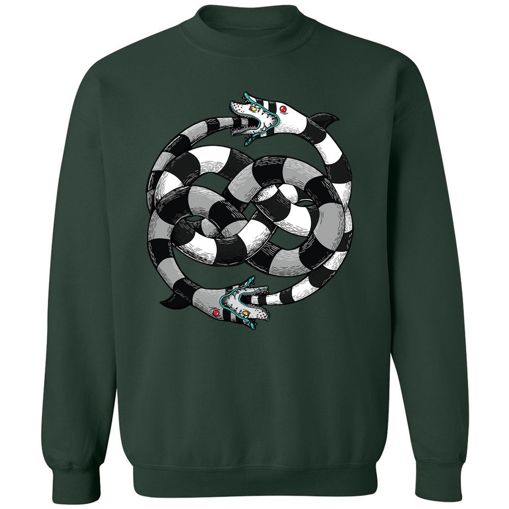 Classic Unisex Sweatshirt - LMVMBHBT - Forest Green - 4