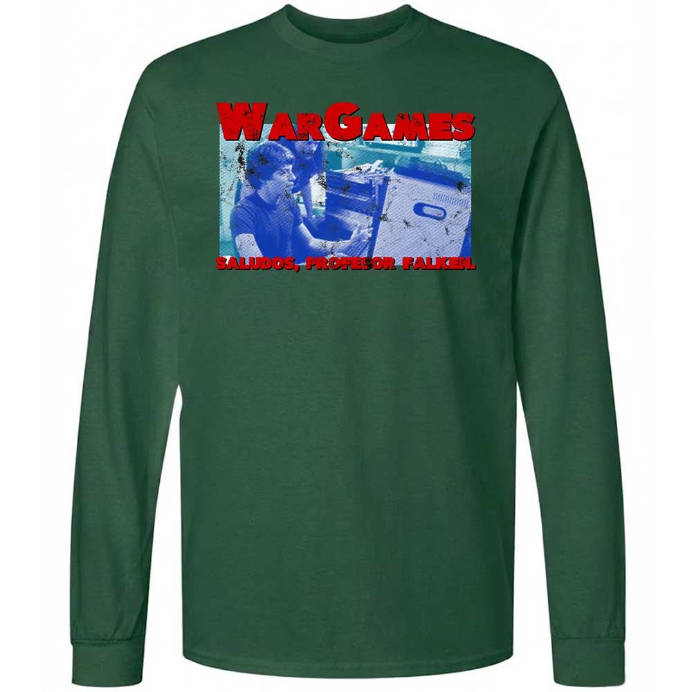 Greetings, Professor Falken - Forest Green - 4