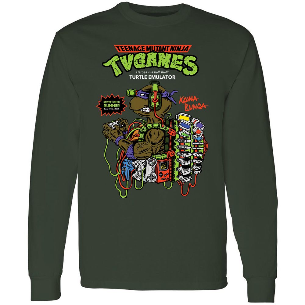 Long Sleeve T-Shirt - GYRCE3WX - Forest Green - 4