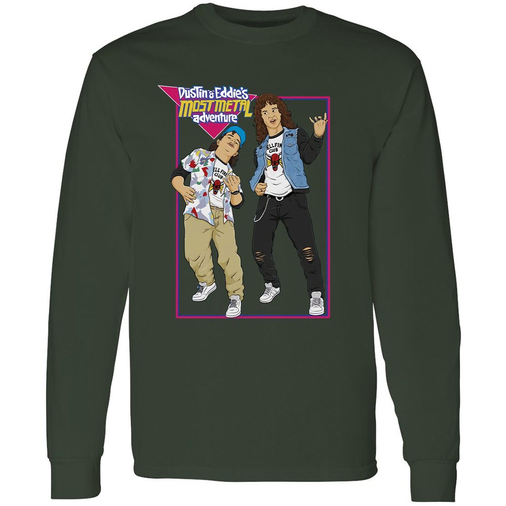 Long Sleeve T-Shirt - VFY7U27P - Forest Green - 4