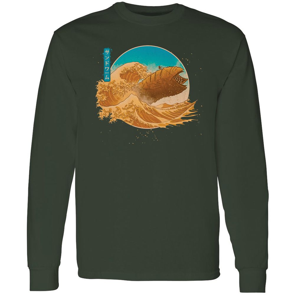 Long Sleeve T-Shirt - DKTZJ8QN - Forest Green - 4