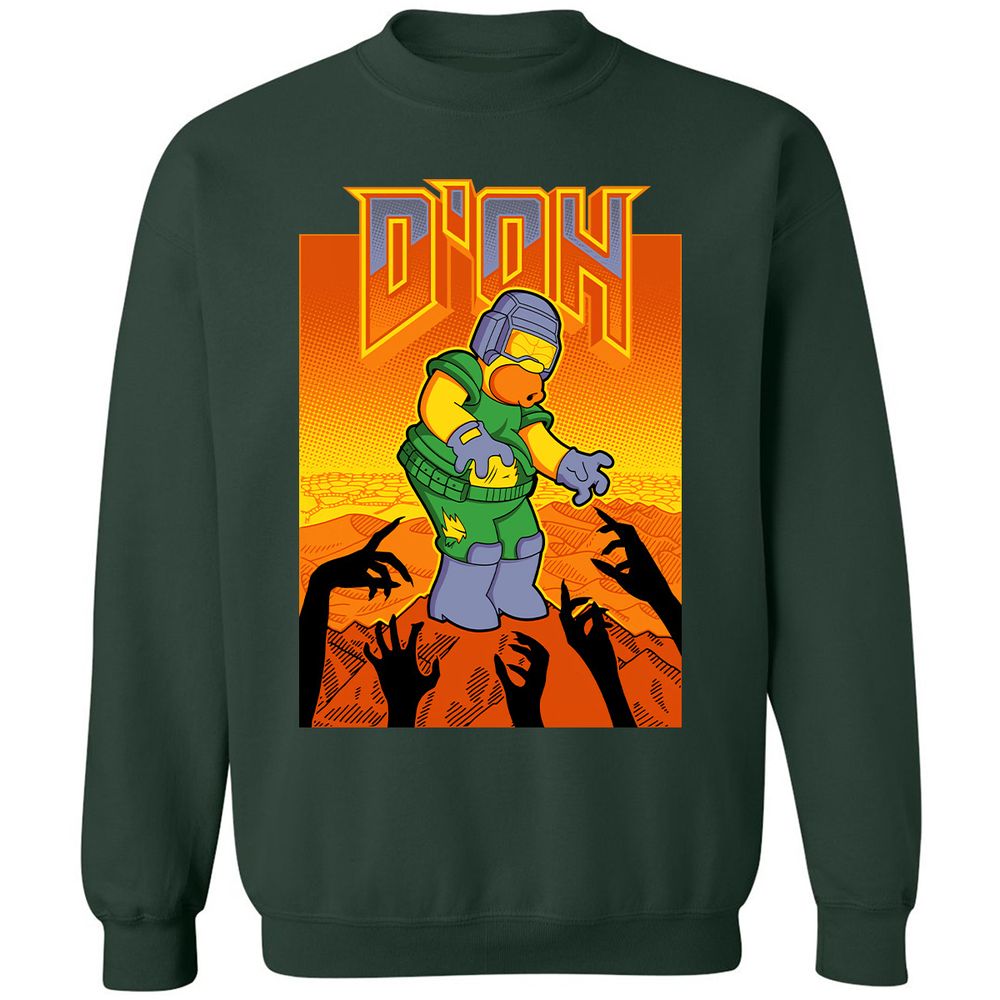 Classic Unisex Sweatshirt - 2SPGNACX - Forest Green - 4