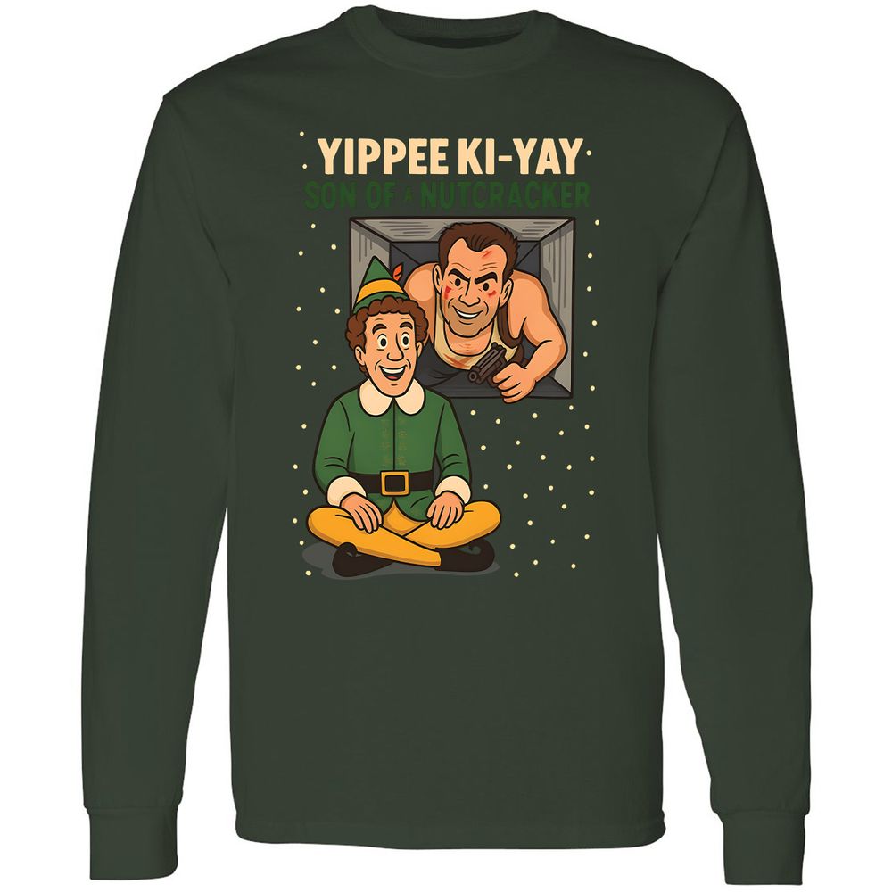 Long Sleeve T-Shirt - C1SMXXTP - Forest Green - 4