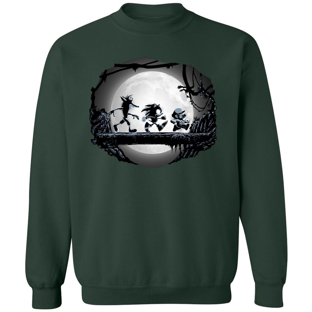 Classic Unisex Sweatshirt - 2UZM5626 - Forest Green - 4