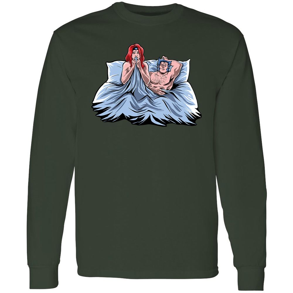 Long Sleeve T-Shirt - J75XG46M - Forest Green - 4