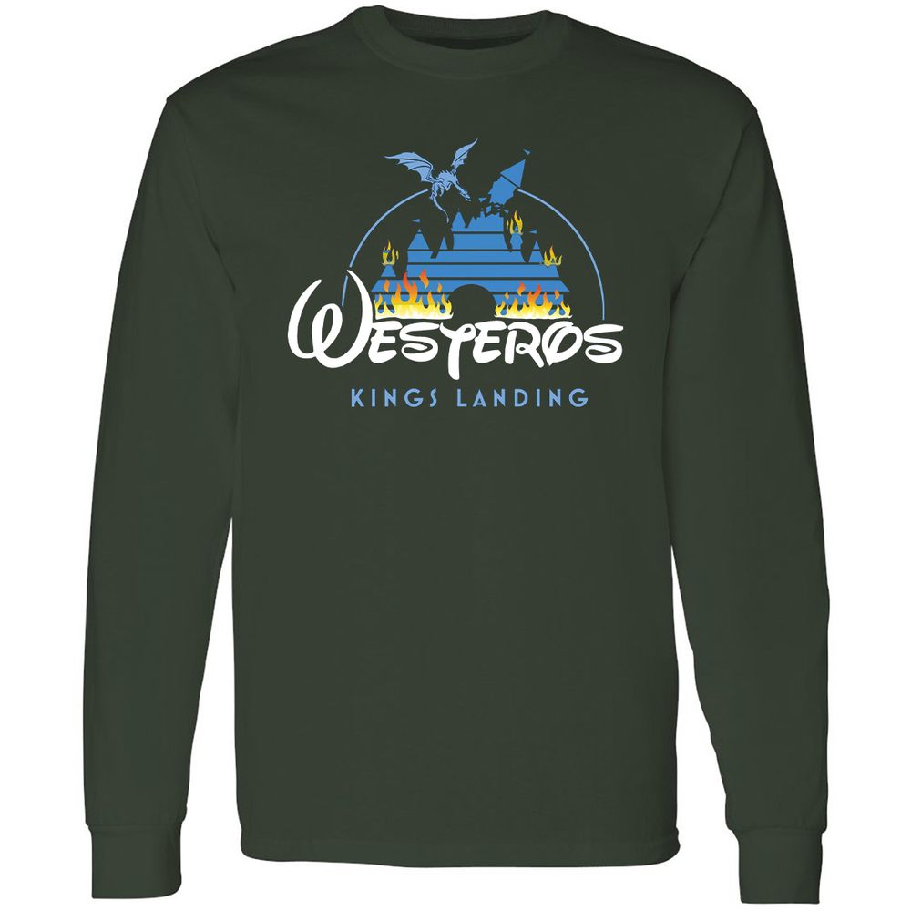 Long Sleeve T-Shirt - L5T4G5PM - Forest Green - 4