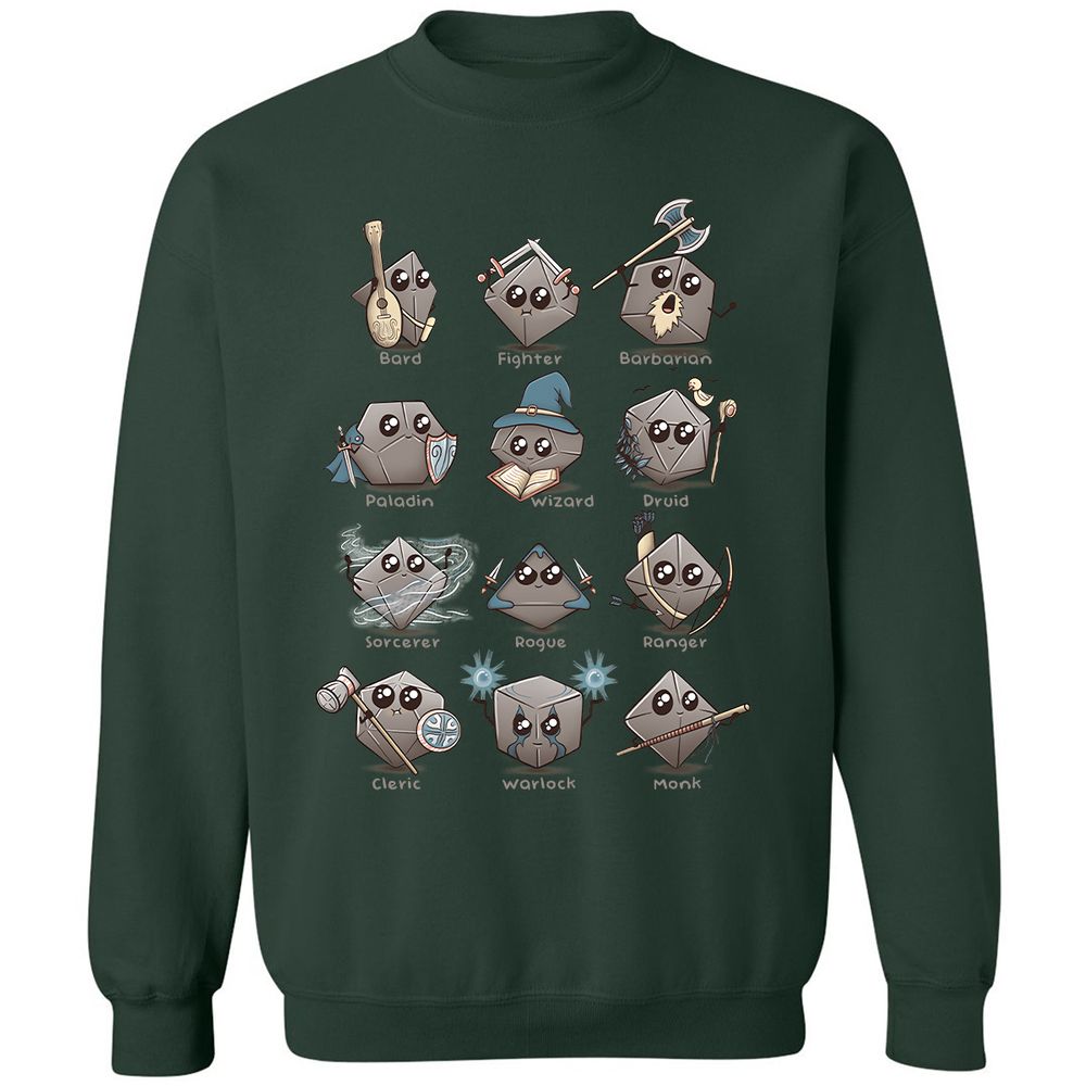 Classic Unisex Sweatshirt - 1UGNJBJL - Forest Green - 4