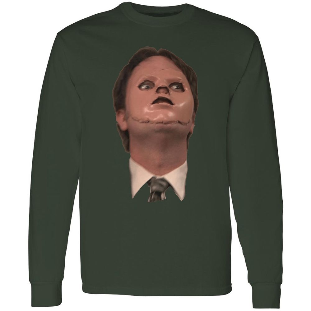 Long Sleeve T-Shirt - QVR9MKYB - Forest Green - 4