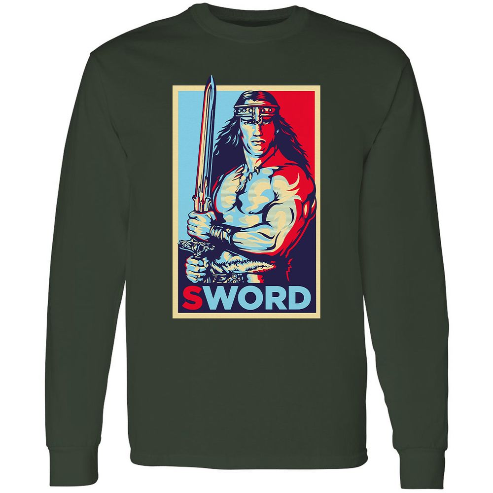 Long Sleeve T-Shirt - GNPR9SVF - Forest Green - 4