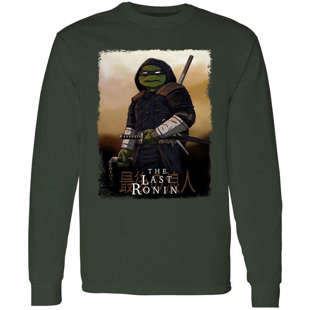 Long Sleeve T-Shirt - Y99BJZPA - Forest Green - 4