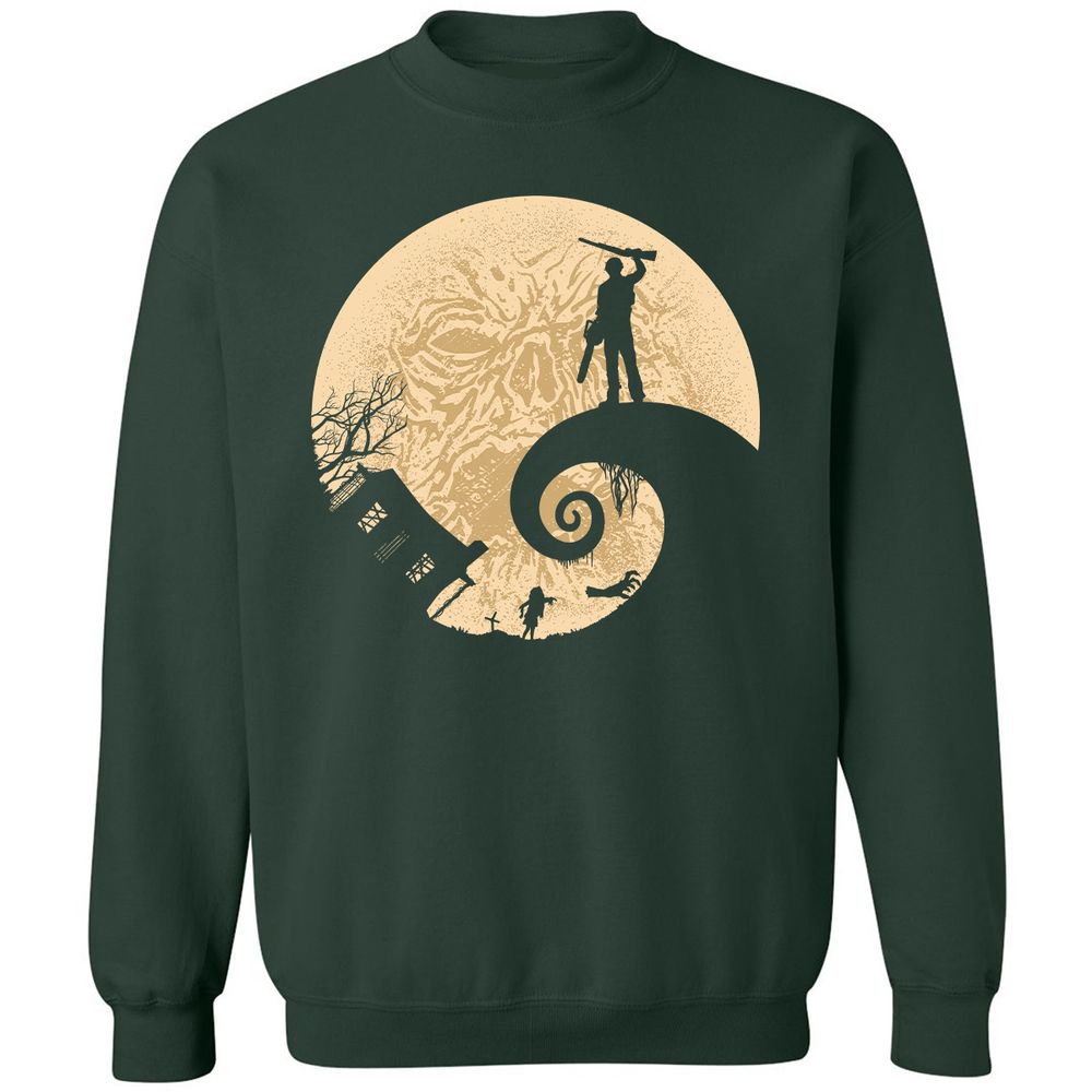 Classic Unisex Sweatshirt - Q5YR6AVU - Forest Green - 4