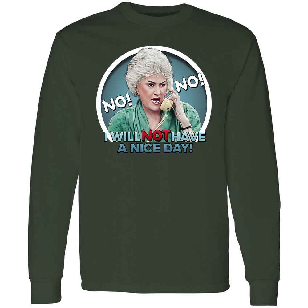 Long Sleeve T-Shirt - FR8HPM62 - Forest Green - 4
