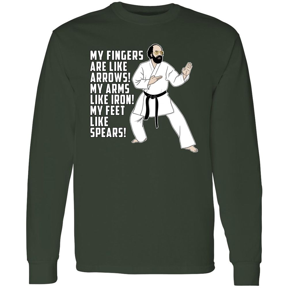 Long Sleeve T-Shirt - YVR1RSG4 - Forest Green - 4