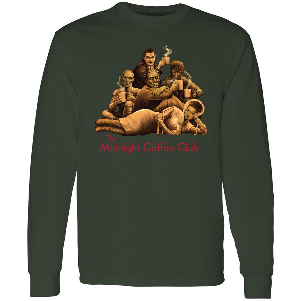 Long Sleeve T-Shirt - 3XCE7C9M - Forest Green - 4