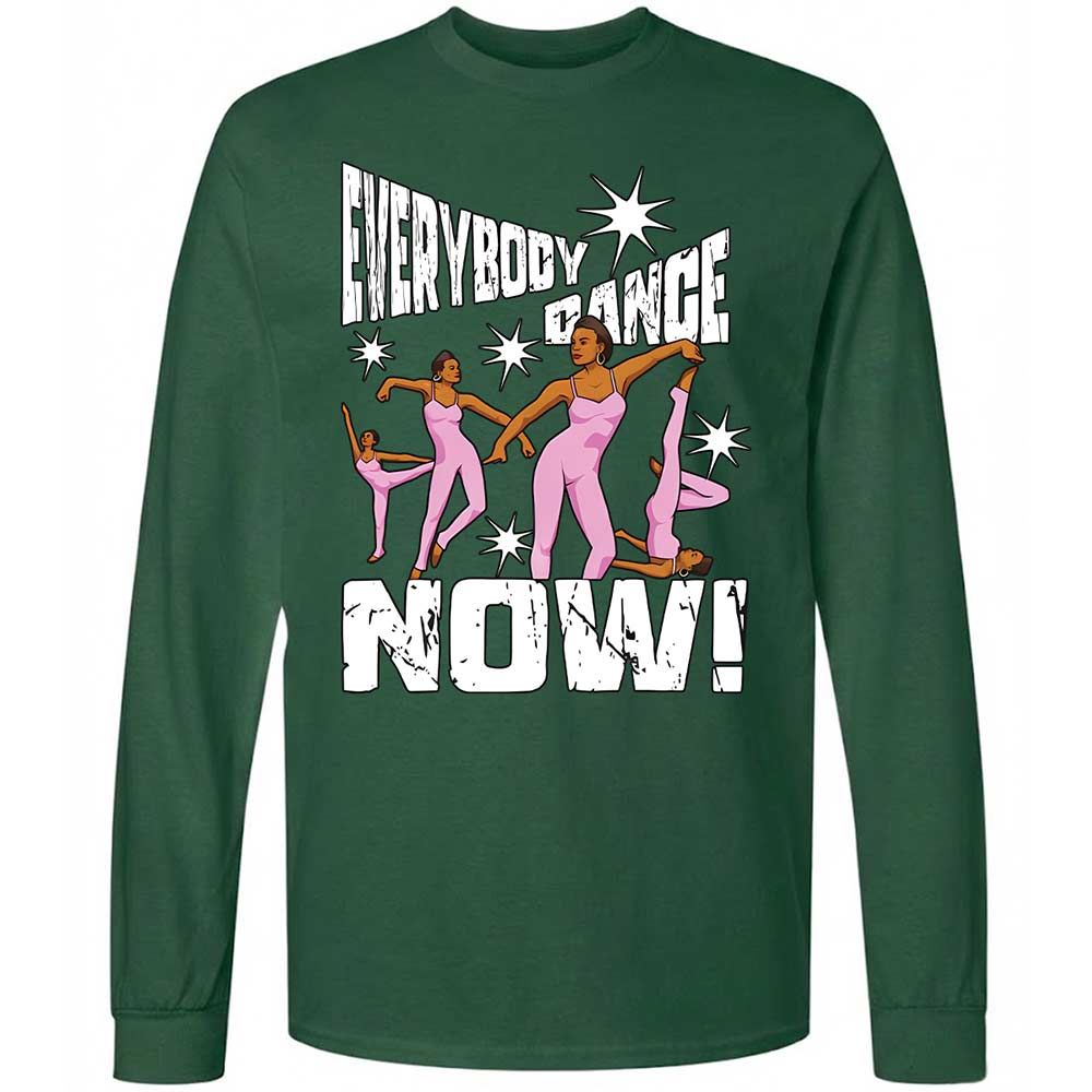 Long Sleeve T-Shirt - BKH5UZSN - Forest Green - 4