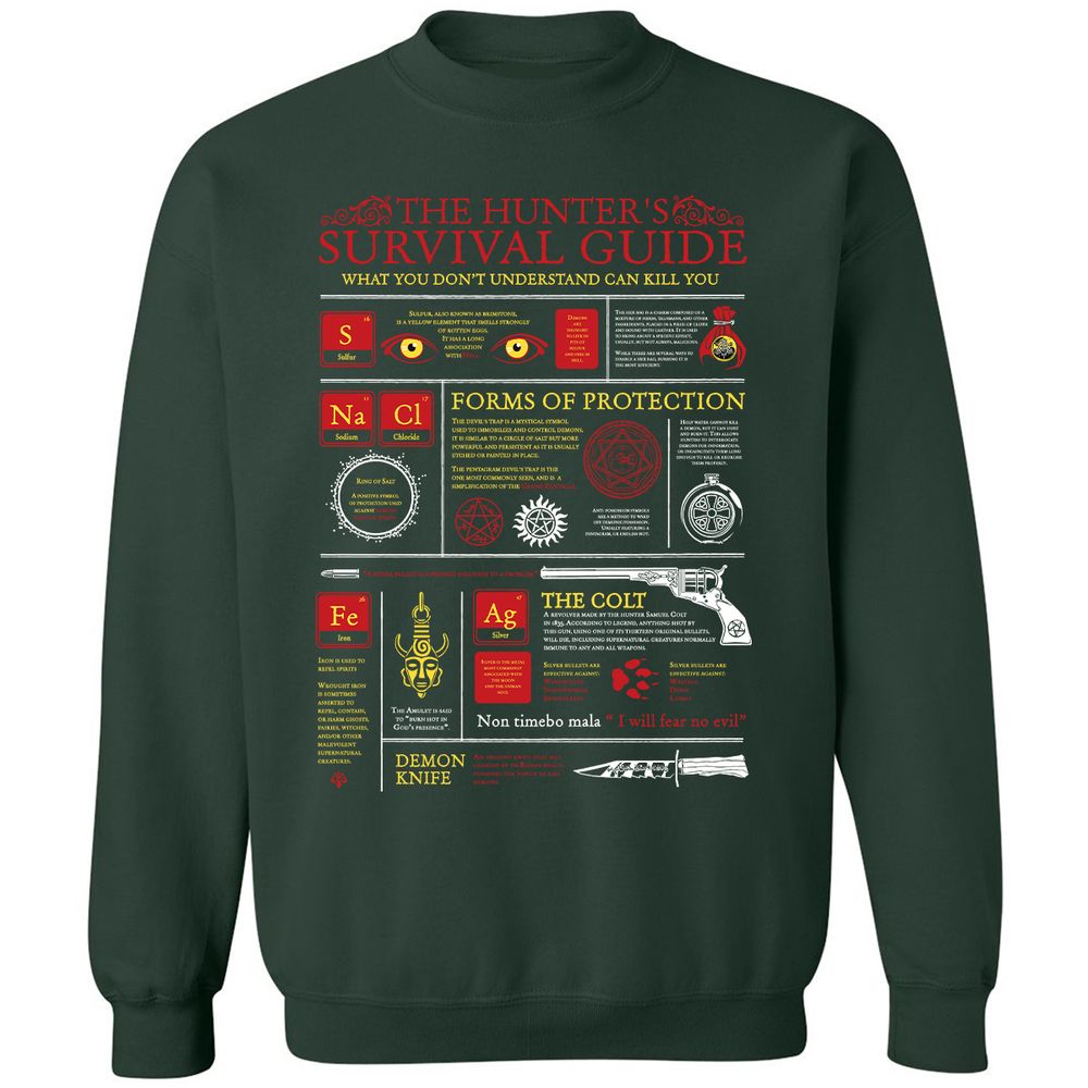 Classic Unisex Sweatshirt - LCVLYRYE - Forest Green - 4