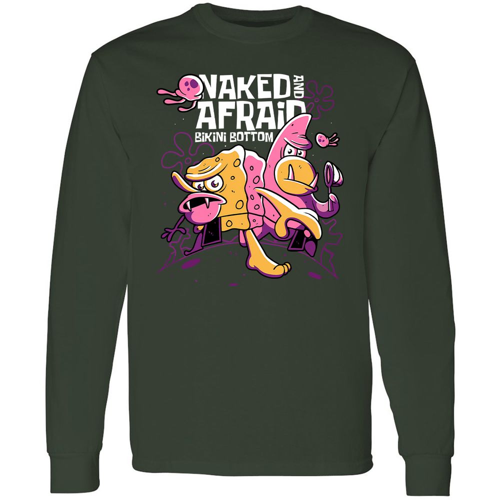 Long Sleeve T-Shirt - M2E8XS5R - Forest Green - 4