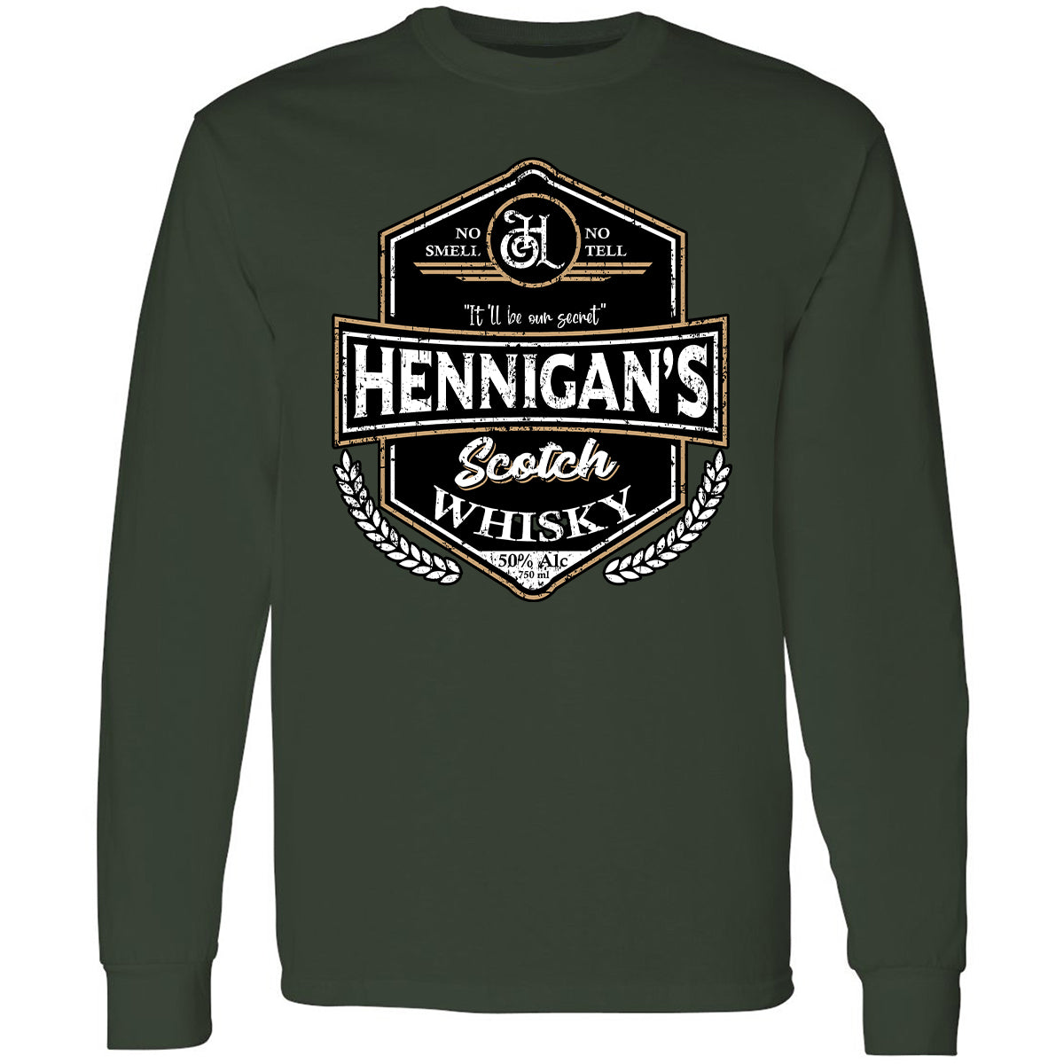Long Sleeve T-Shirt - B31U2CCA - Forest Green - 4